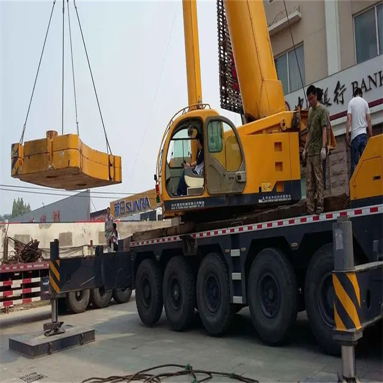 江阴当地吊车出租|机器吊装|75吨|工厂搬迁服务